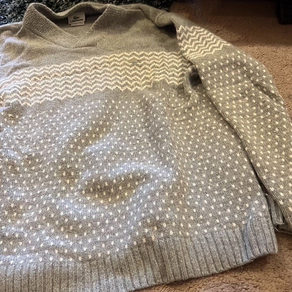 Lacoste sweater size 6‎ - Picture 3 of 7